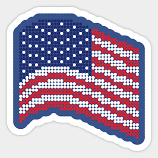 US Flag Sticker